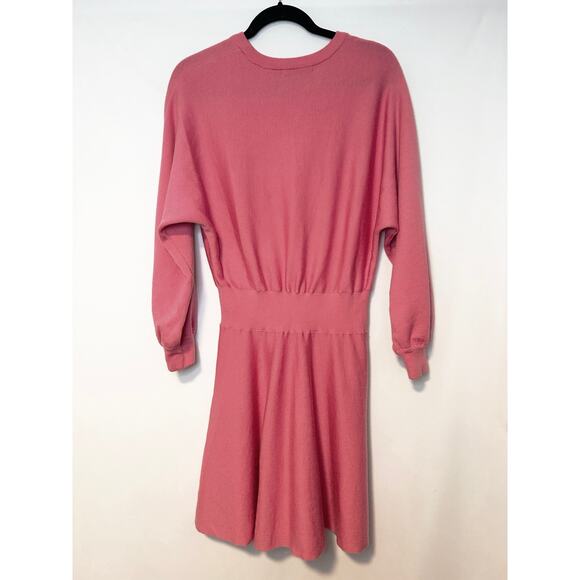 Alice + Olivia 100% Wool Pink Mini Dress. Large. NWT - Picture 6 of 6